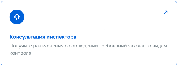 Госуслуги: Консультация по вопросам контроля и надзора